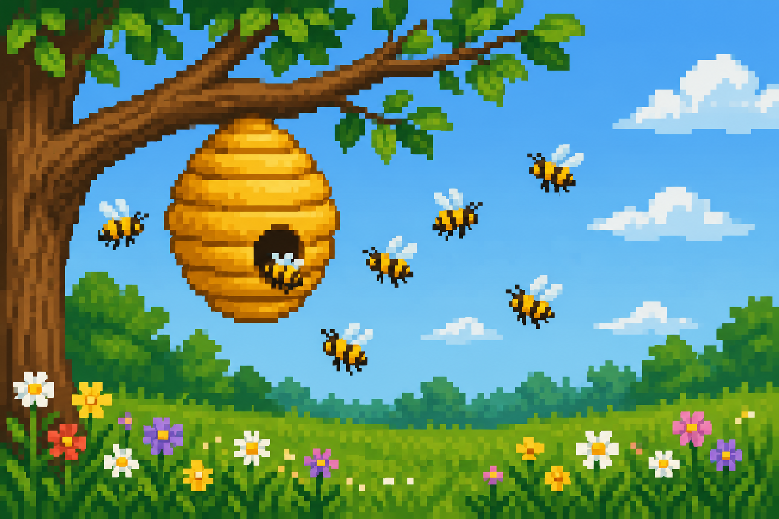 Beehive Background